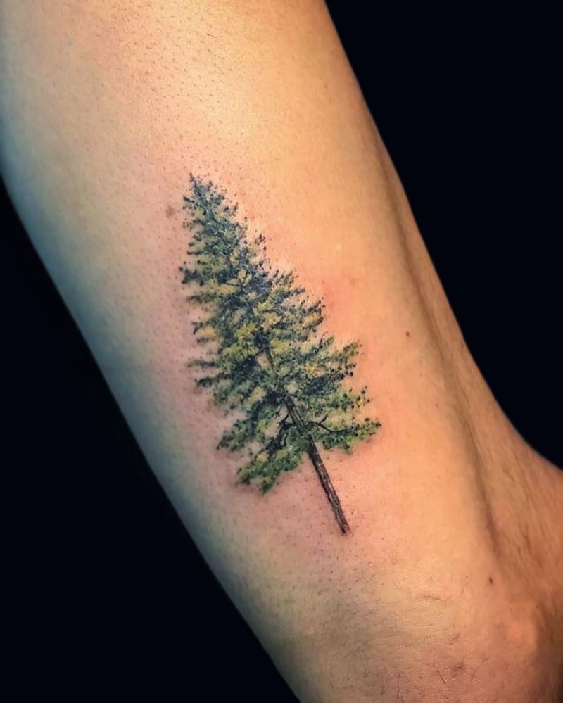 30 Pretty Pine Tattoos You Will Love