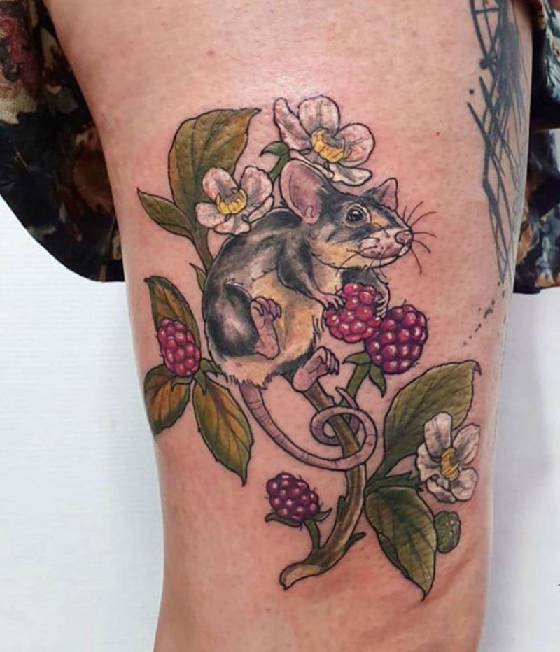 30 Elegant Raspberry Tattoos You Can't Help Trying