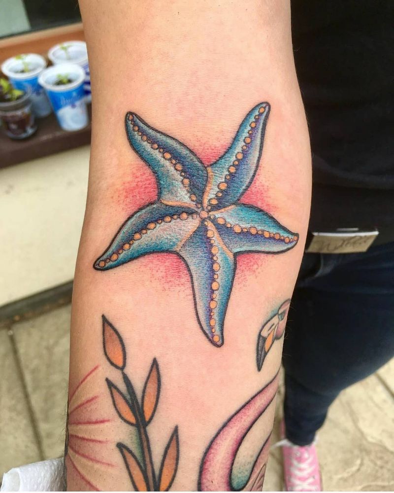 30 Pretty Starfish Tattoos for Your Inspiration