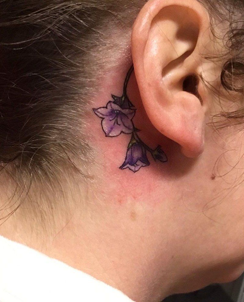 30 Elegant Bluebell Flower Tattoos You Can't Help Trying