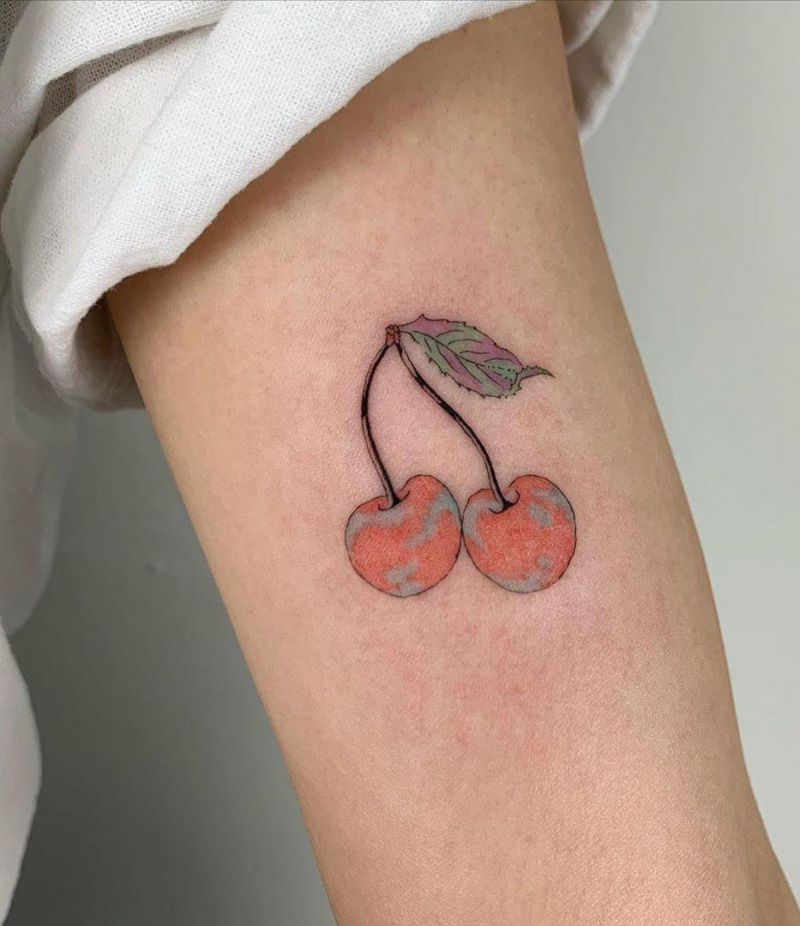 30 Pretty Cherry Tattoos for Women You Will Love