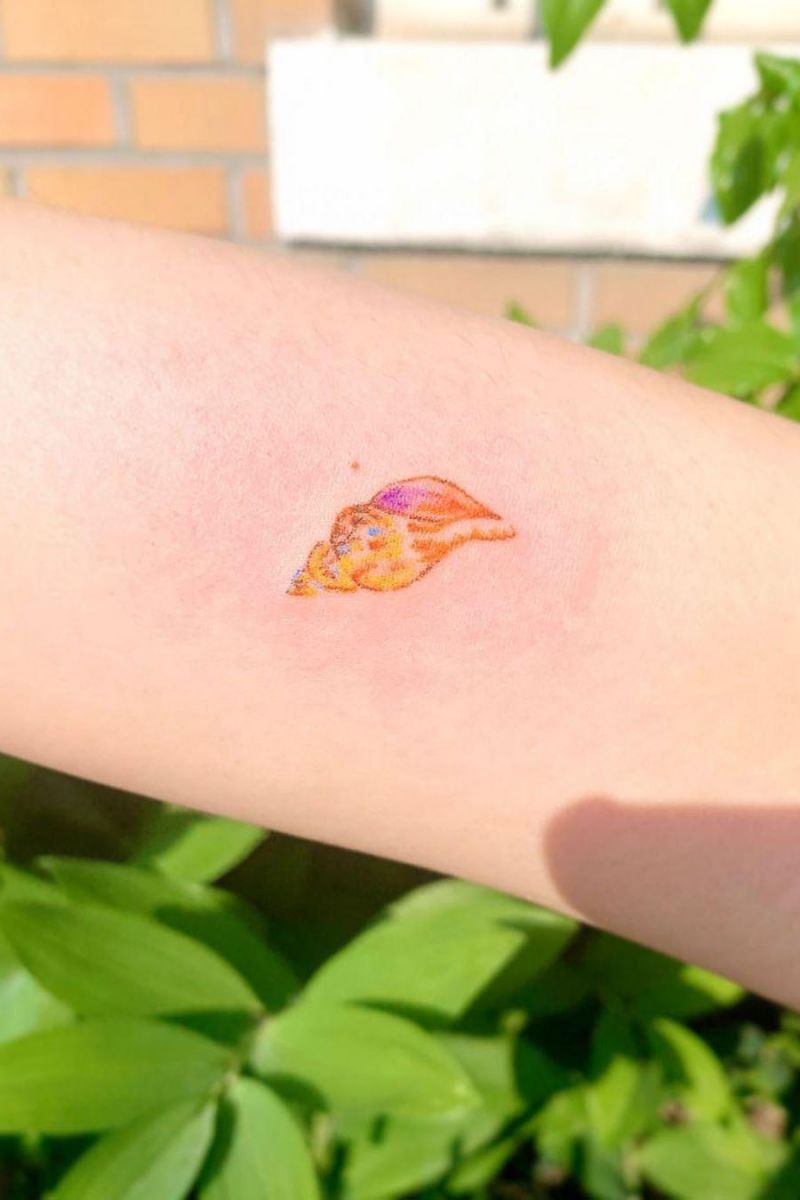 30 Pretty Conch Tattoos You Will Love