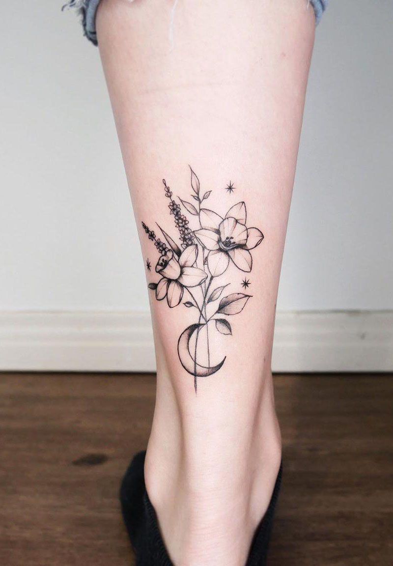 30 Pretty Daffodil Tattoos You Will Love