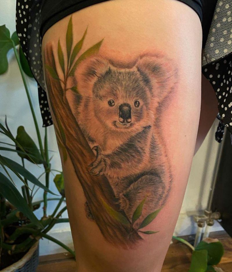 30 Cute Koala Tattoos You Will Love