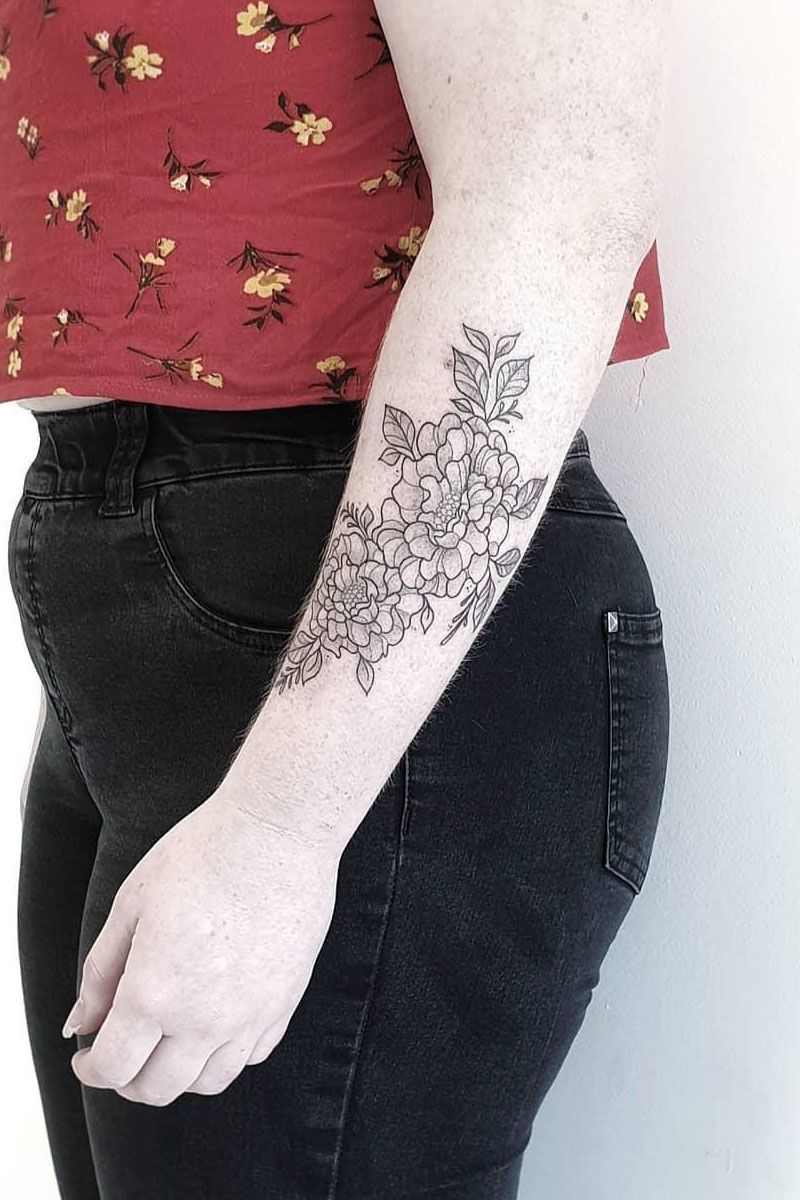 30 Beautiful Marigold Tattoos You Will Love