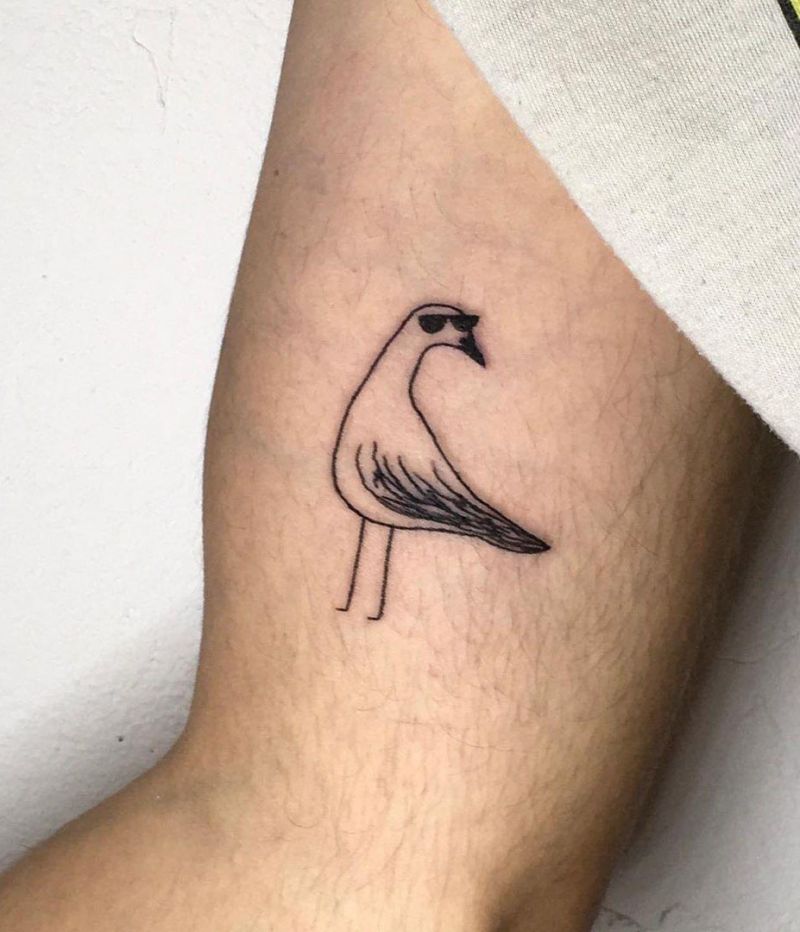 30 Great Seagull Tattoos You Want to Try