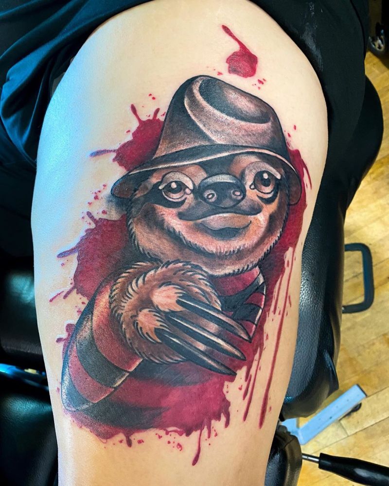 30 Cute Sloth Tattoos for You to Enjoy