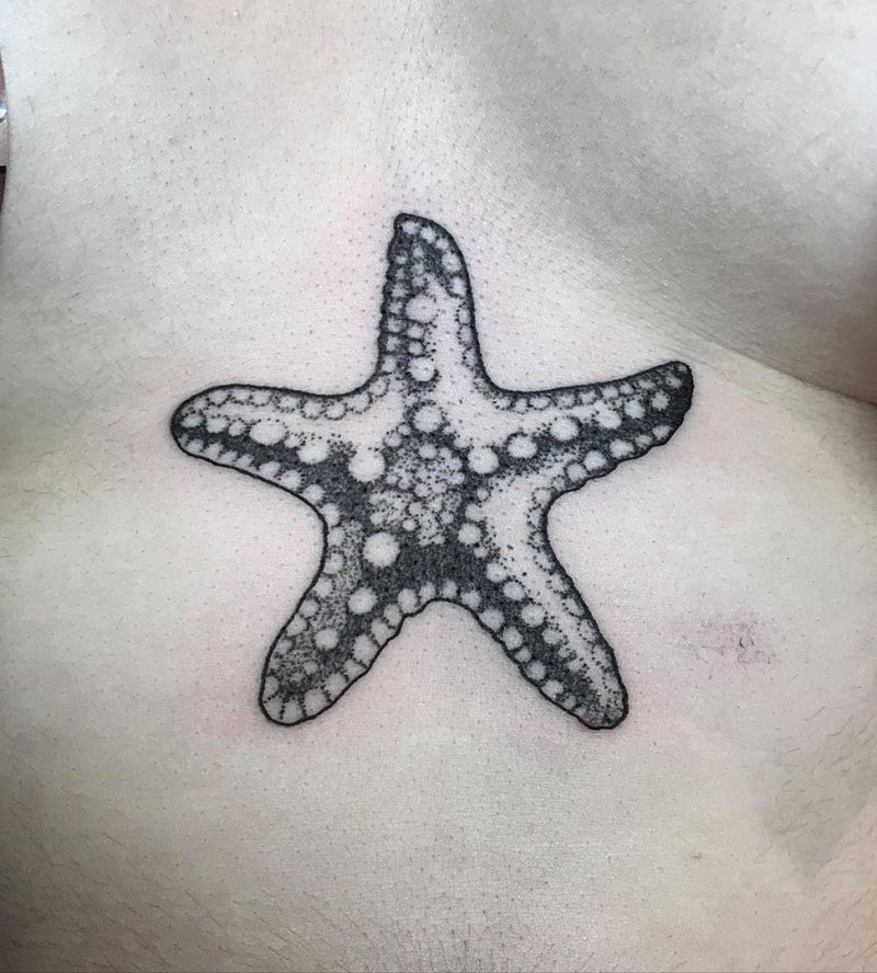 30 Pretty Starfish Tattoos for Your Inspiration