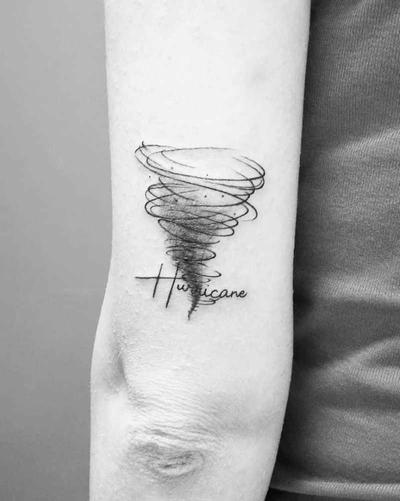 30 Pretty Tornado Tattoos to Inspire You