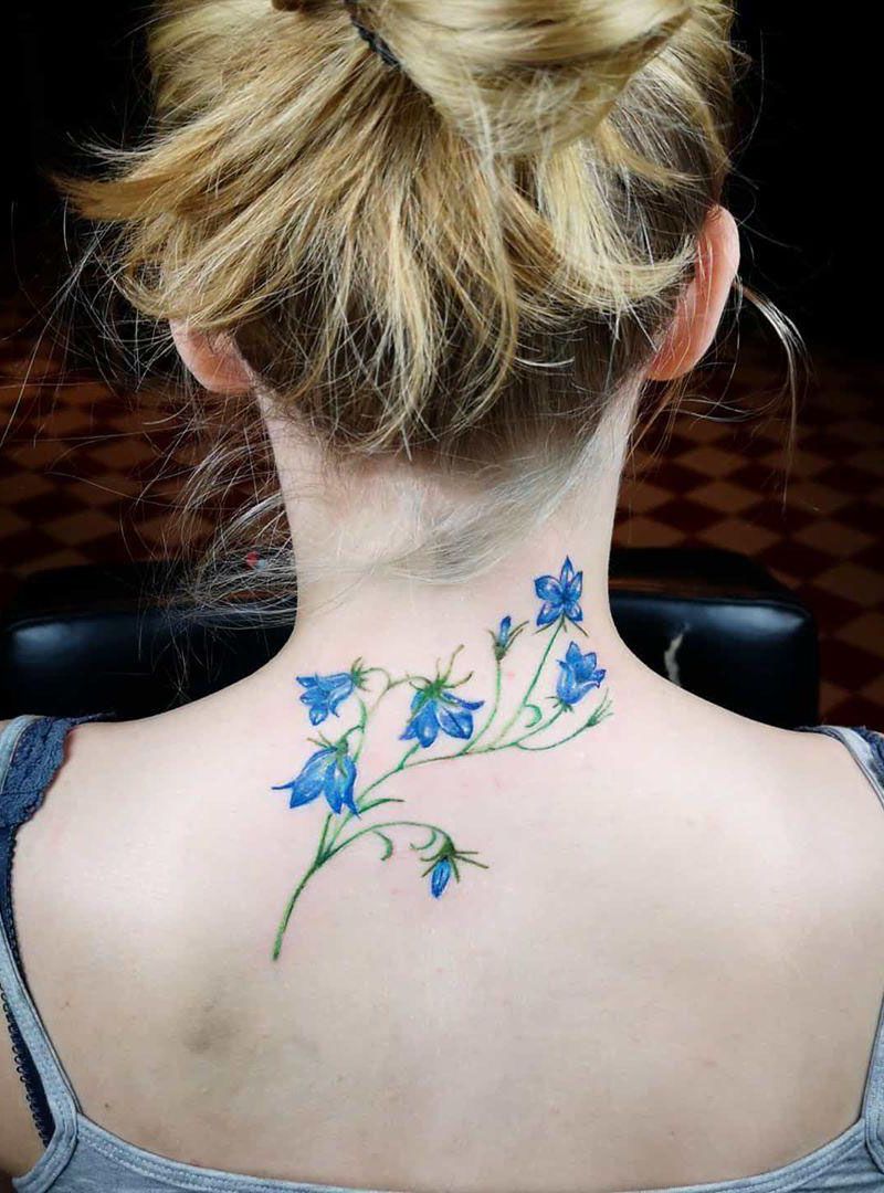 30 Elegant Bluebell Flower Tattoos You Can't Help Trying