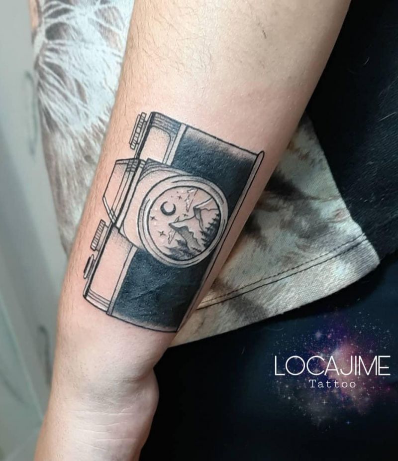 30 Creative Camera Tattoos You Will Love