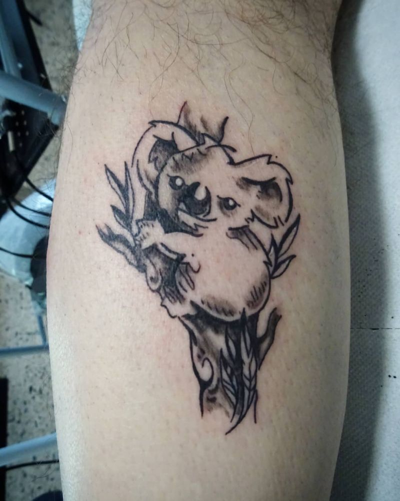 30 Cute Koala Tattoos You Will Love