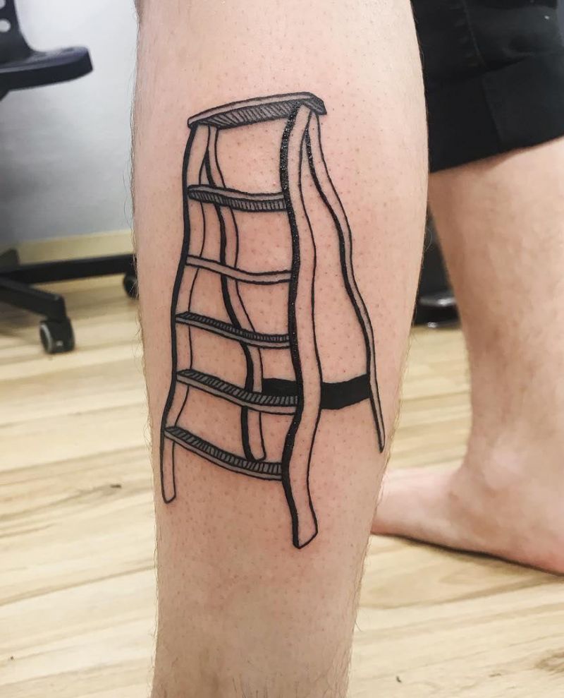 30 Meaningful Ladder Tattoos to Inspire You