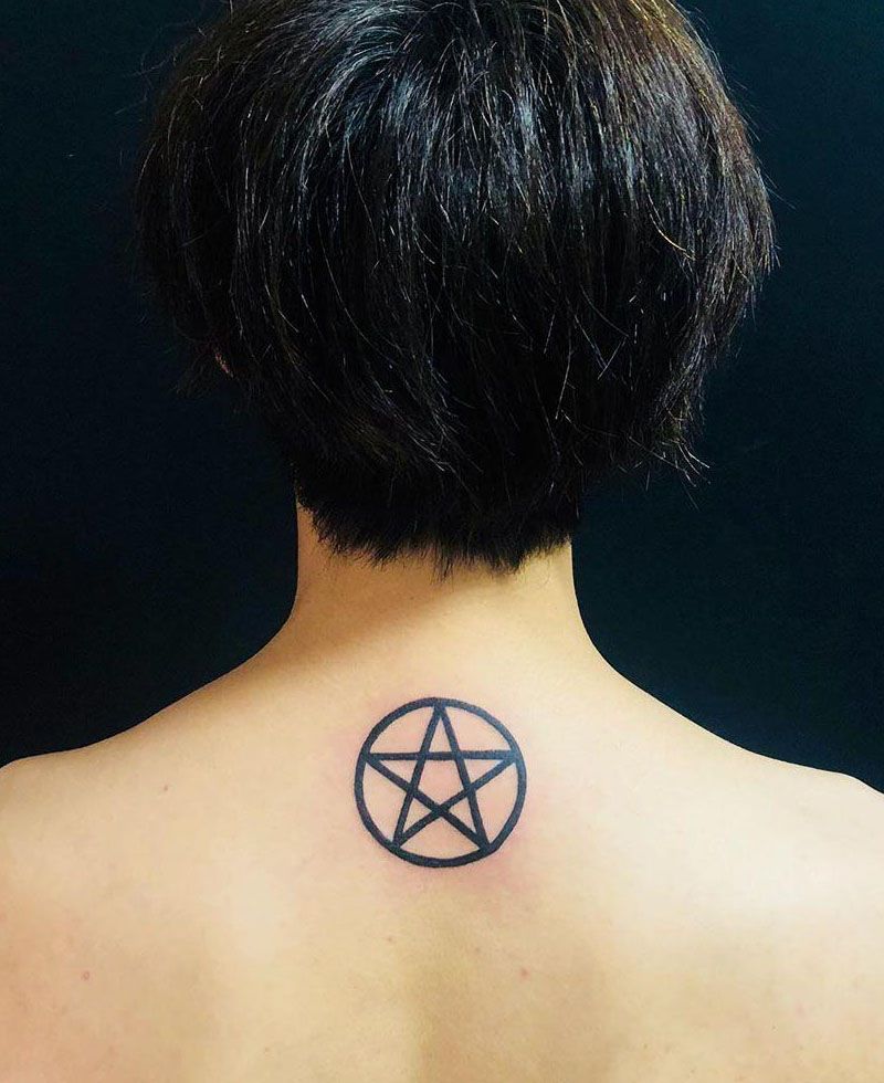 30 Creative Pentacle Tattoos to Inspire You