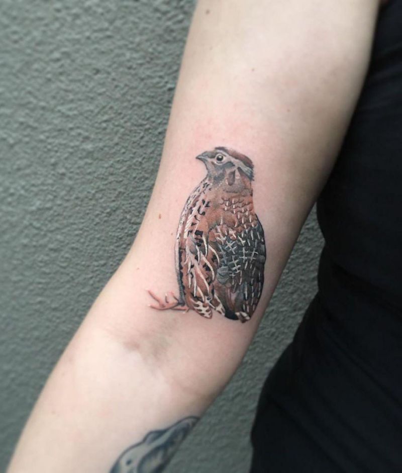 30 Pretty Quail Tattoos to Inspire You