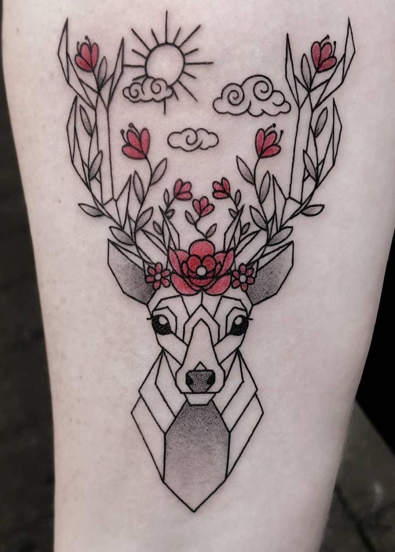 30 Pretty Stag Tattoos That Improve Your Taste