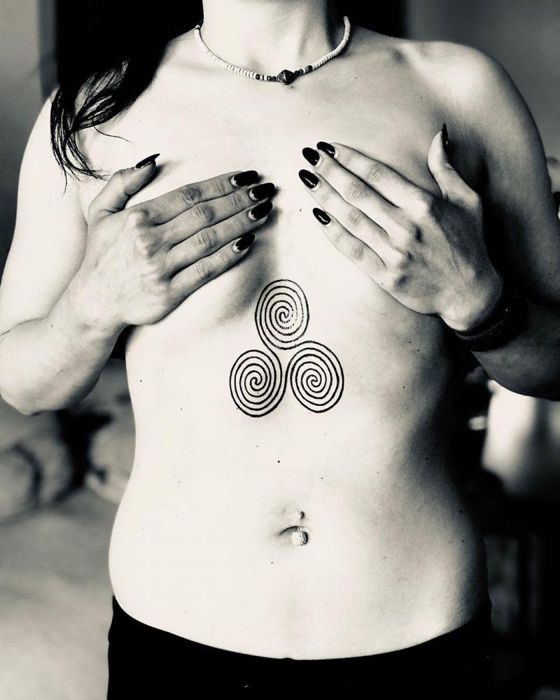 30 Pretty Triskelion Tattoos You Will Love