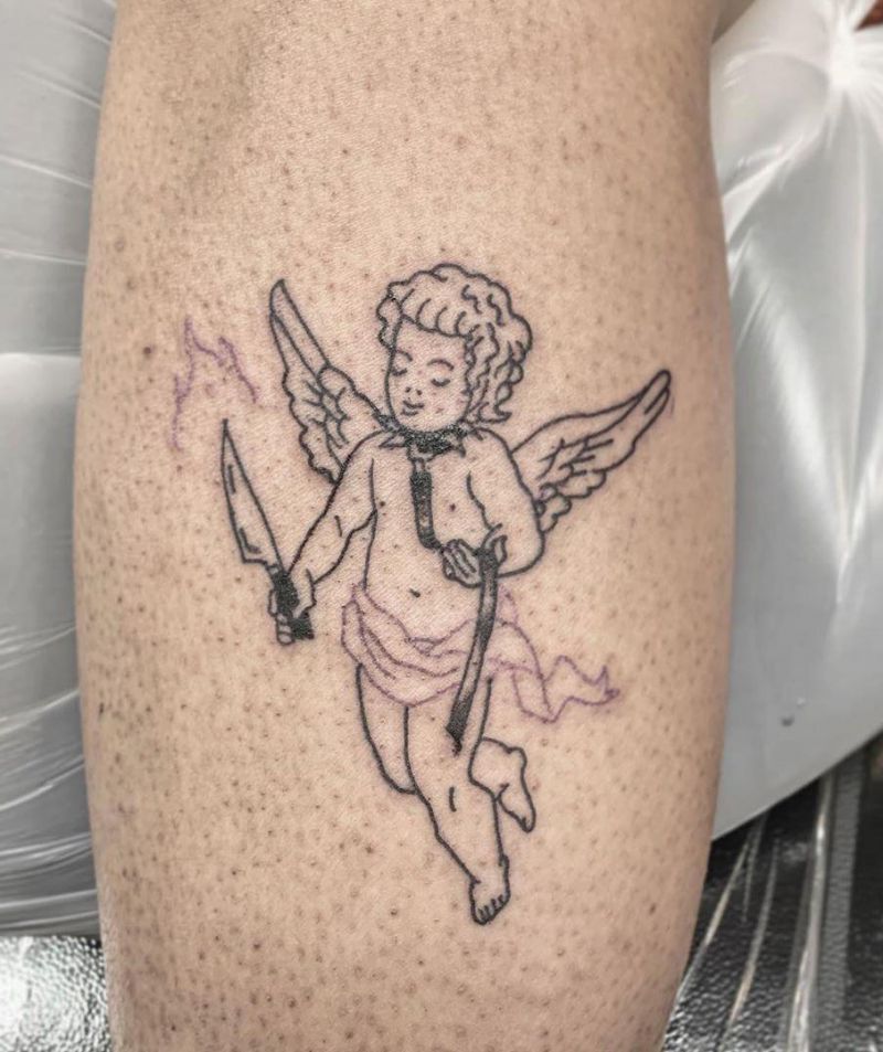 30 Beautiful Angel Tattoos to Inspire You