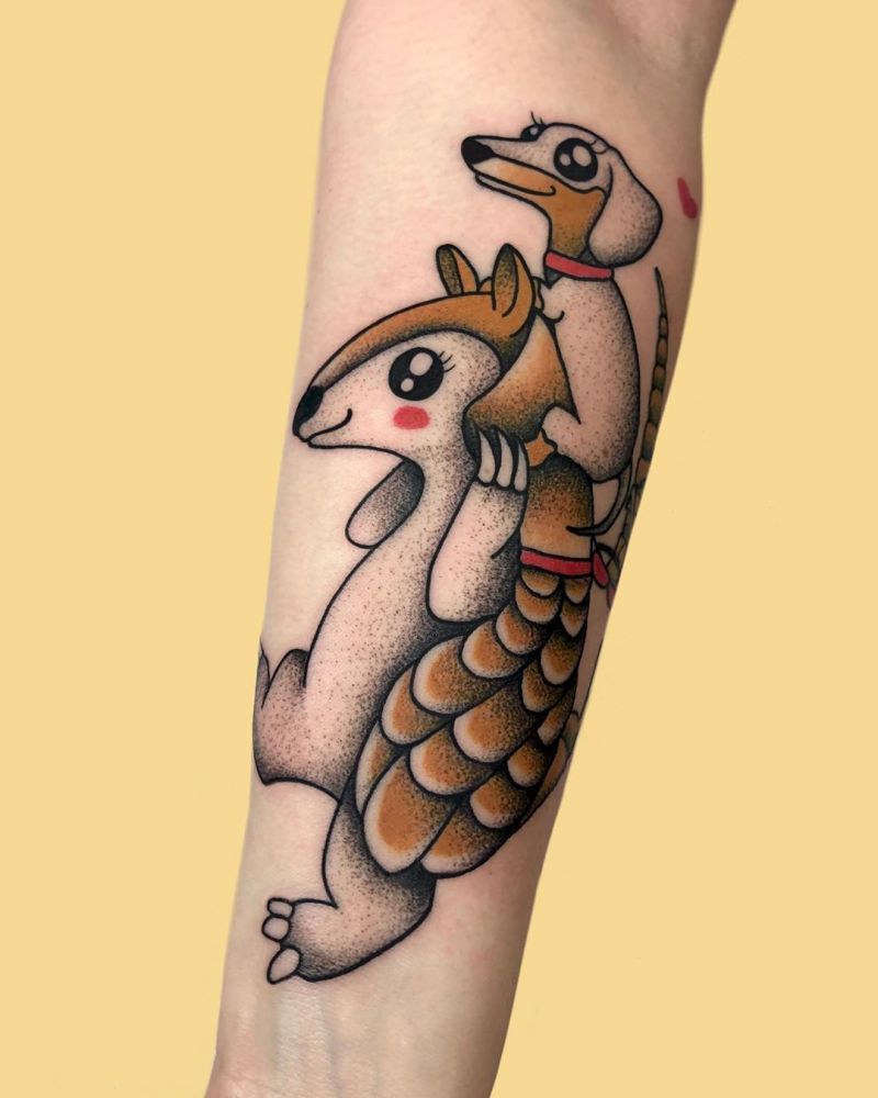 30 Stunning Armadillo Tattoos You Will Love