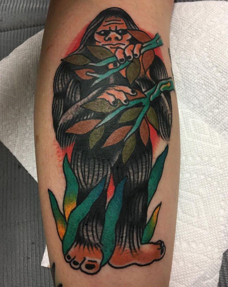 30 Creative Bigfoot Tattoos You Will Love