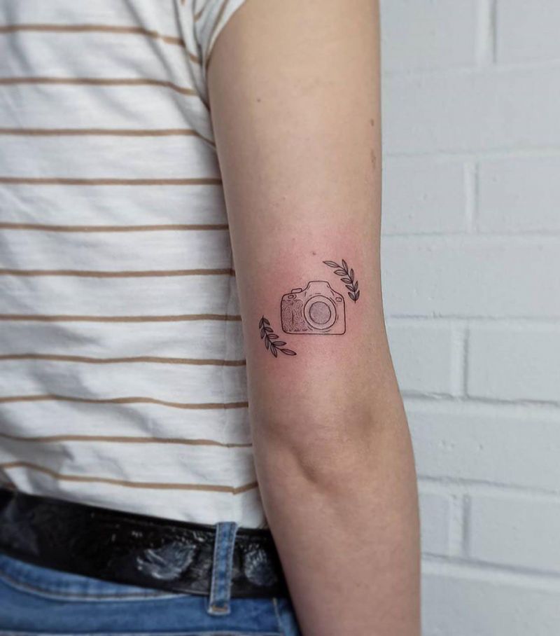 30 Creative Camera Tattoos You Will Love