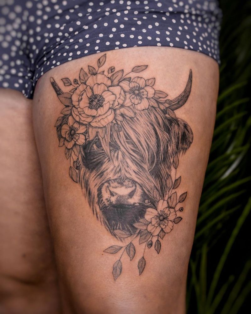 30 Pretty Cow Tattoos You Will Love to Try