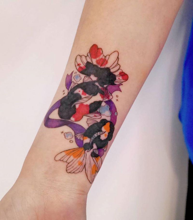 30 Pretty Goldfish Tattoos for Your Inspiration