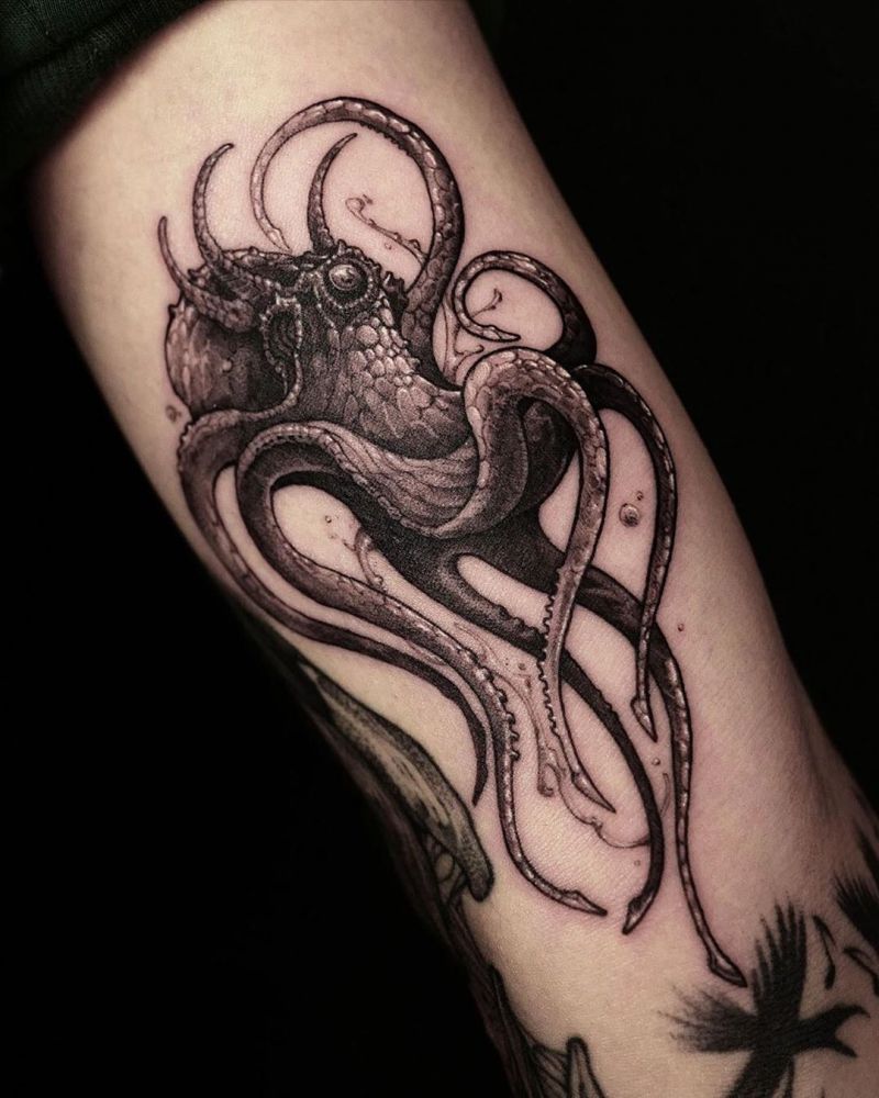 30 Creative Kraken Tattoos to Inspire You