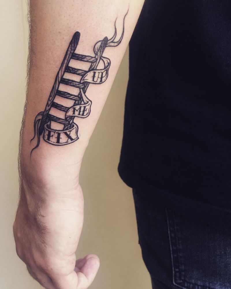 30 Meaningful Ladder Tattoos to Inspire You