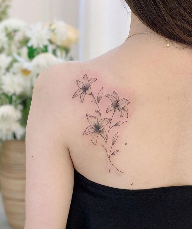 30 Pretty Lily Tattoos to Inspire You