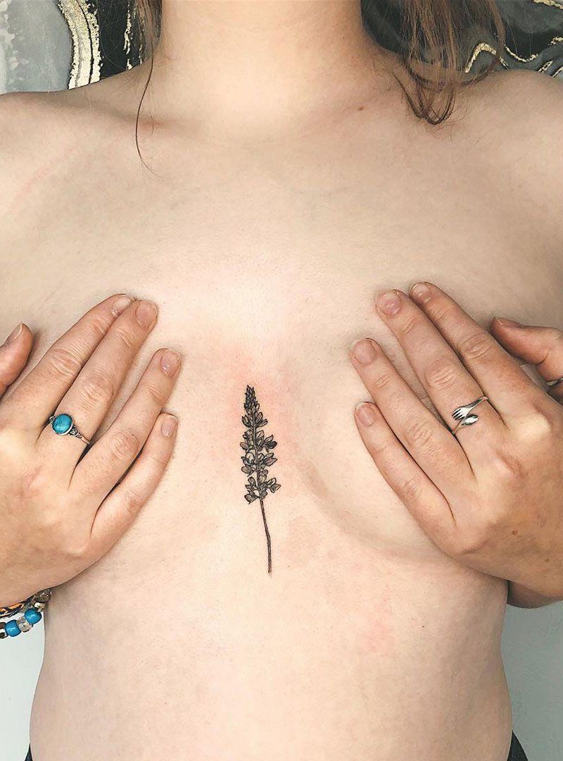30 Pretty Lupine Tattoos for Your Inspiration