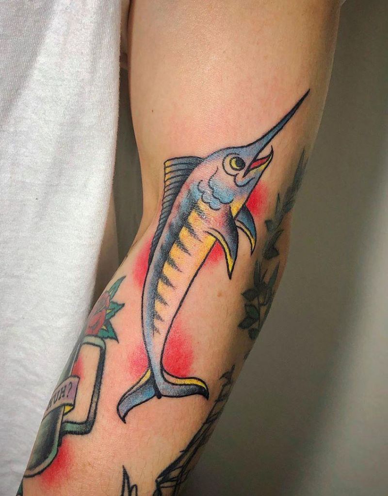 30 Pretty Marlin Tattoos You Will Love