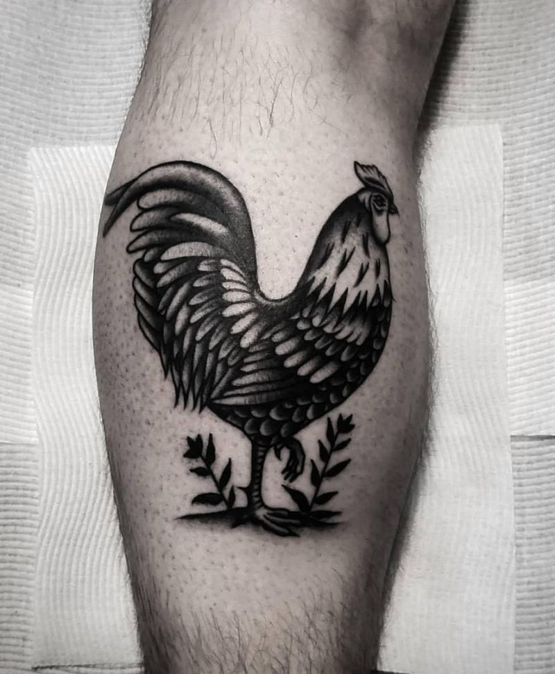 30 Creative Rooster Tattoos Give You Inspiration