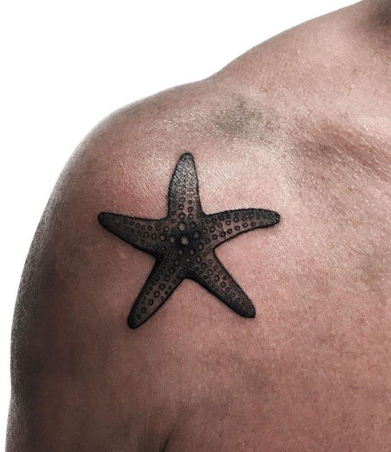 30 Pretty Starfish Tattoos for Your Inspiration