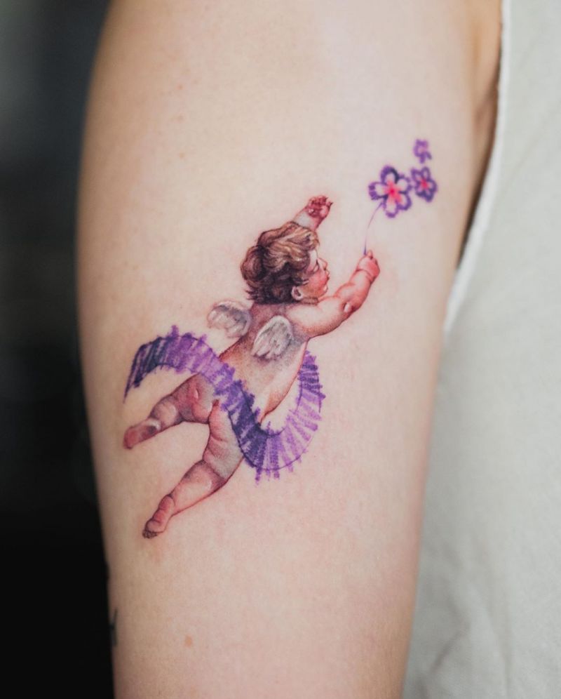 30 Beautiful Angel Tattoos to Inspire You