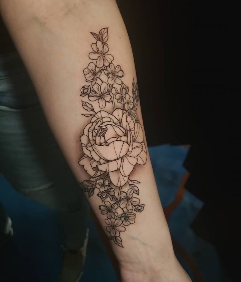 30 Pretty Apple Blossom Tattoos You Will Love