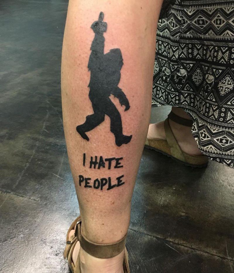 30 Creative Bigfoot Tattoos You Will Love