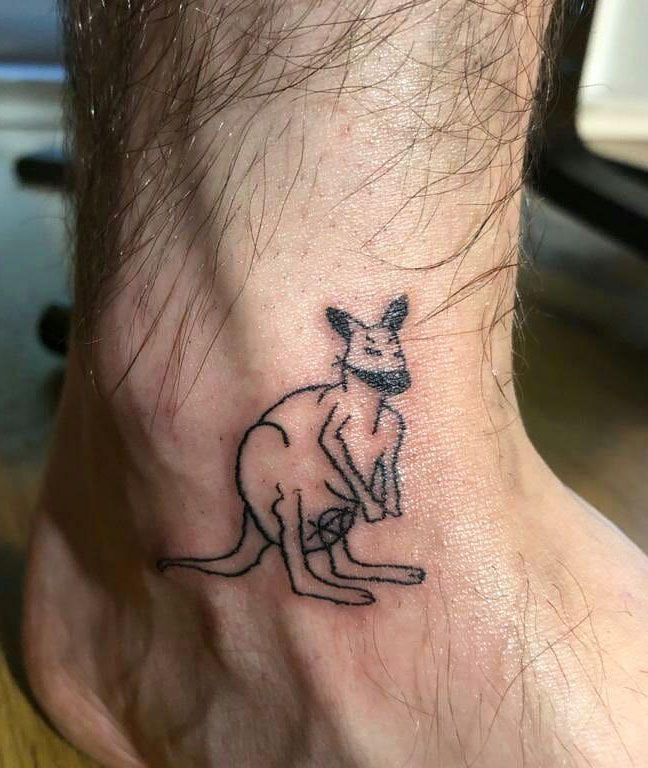 30 Superb Kangaroo Tattoos You Will Like to Try