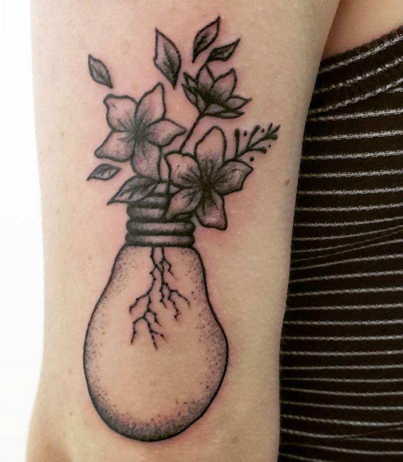 30 Creative Light Bulb Tattoos Light Up Your Life