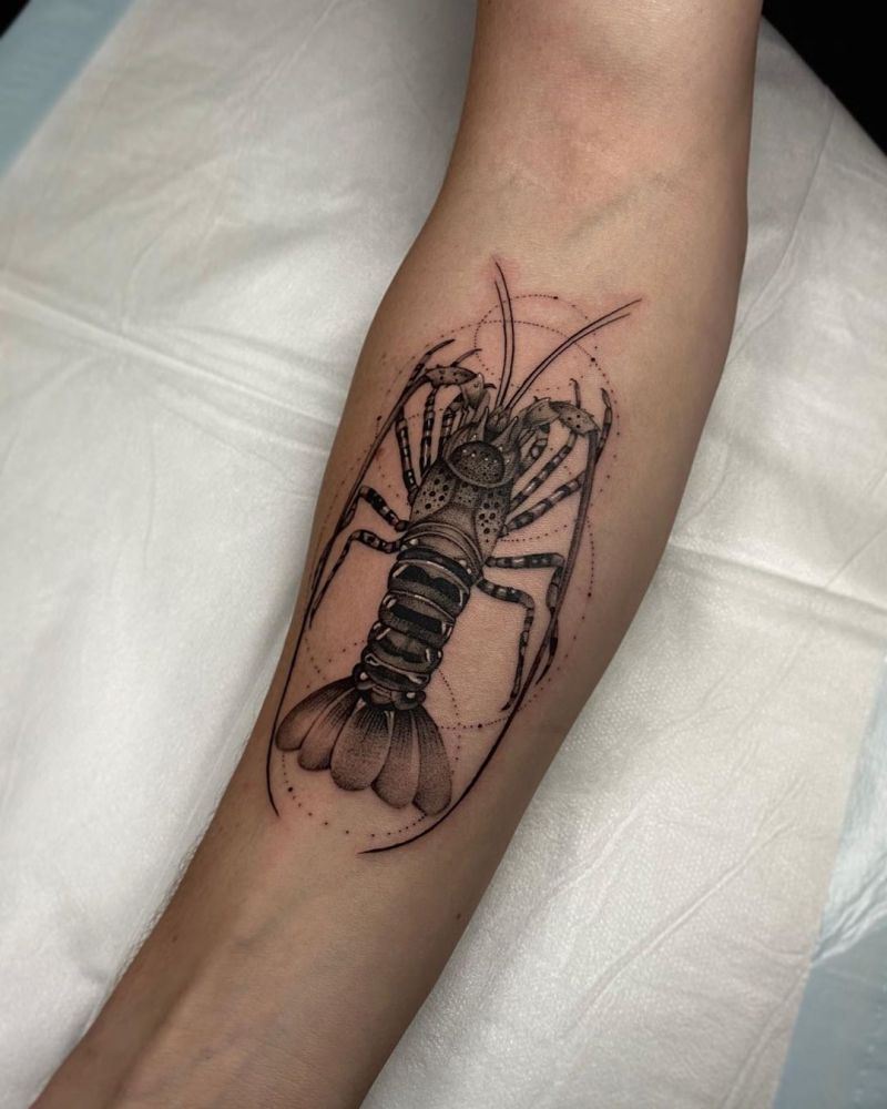 30 Pretty Lobster Tattoos Make You Successful