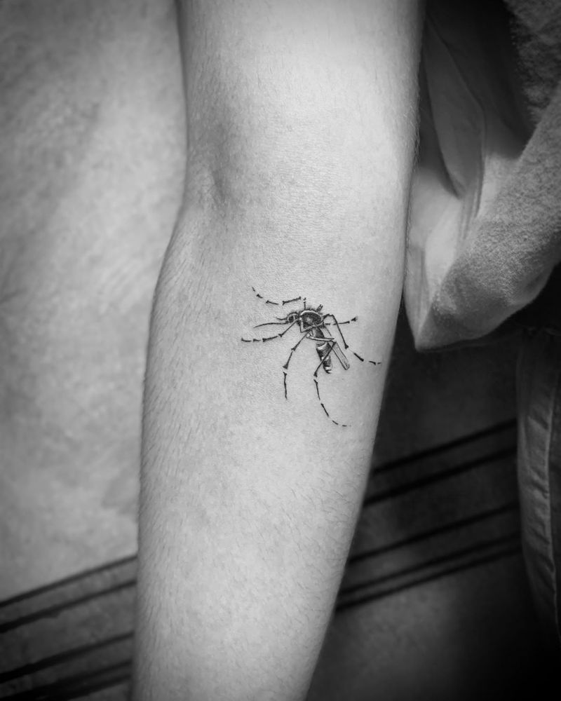 30 Unique Mosquito Tattoos You Will Love