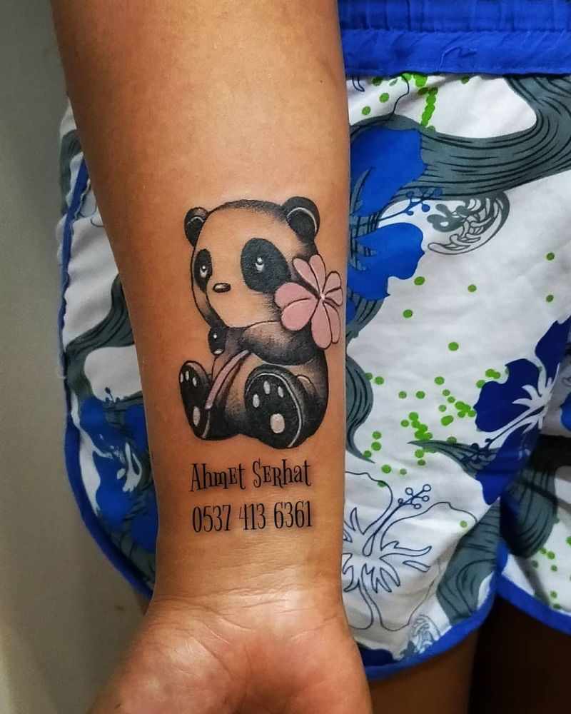 30 Adorable Panda Tattoos Make You Want to Laugh