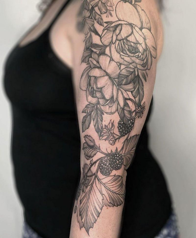 30 Elegant Raspberry Tattoos You Can't Help Trying