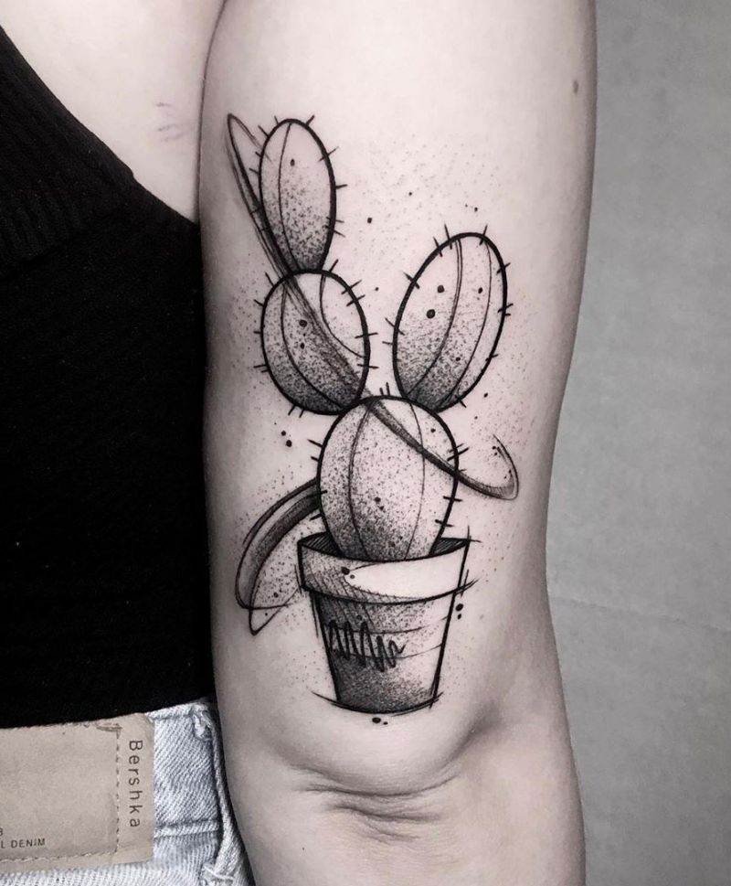 30 Beautiful Cactus Tattoos Enhance Your Personality