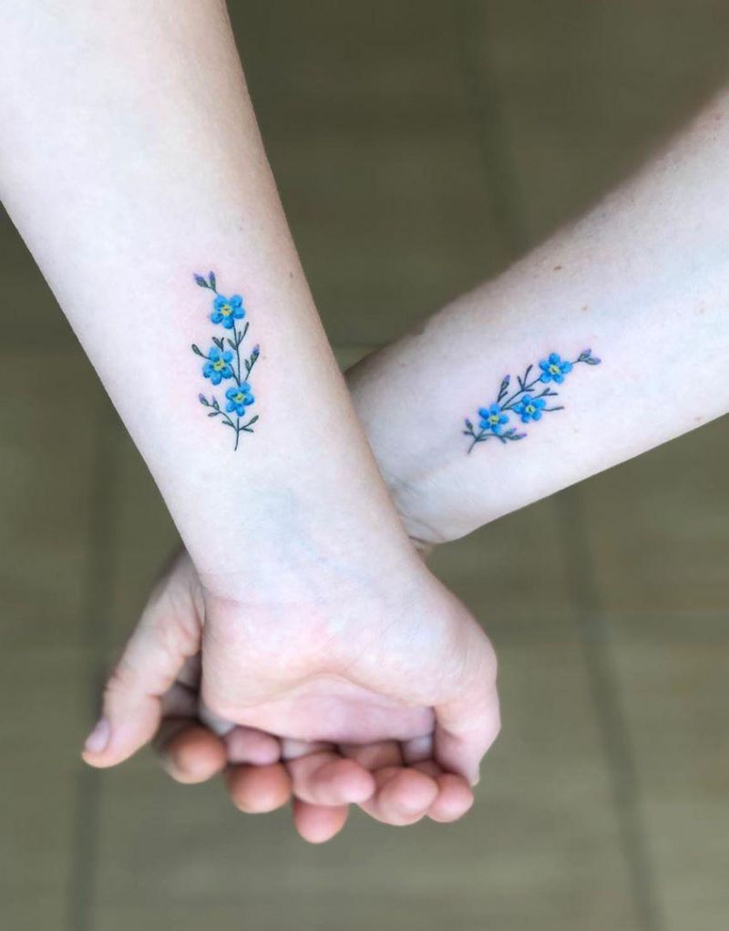 30 Pretty Forget Me Not Tattoos for Your Inspiration