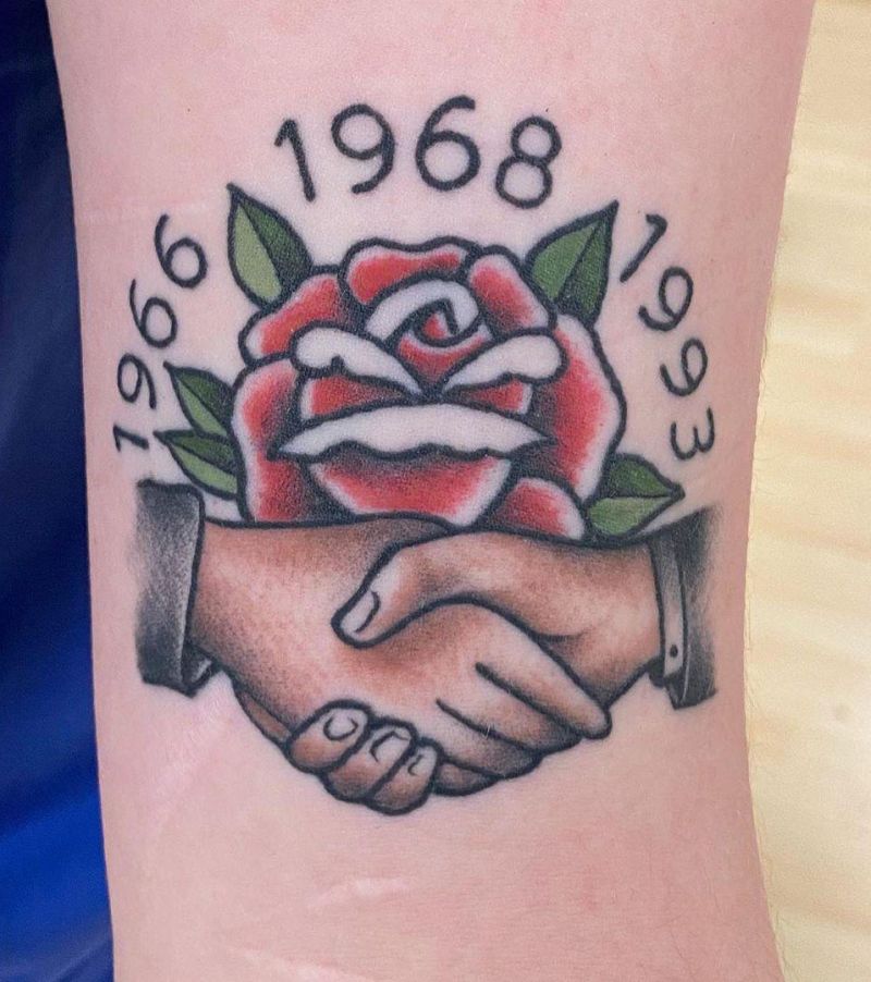 30 Creative Handshake Tattoos You Will Love