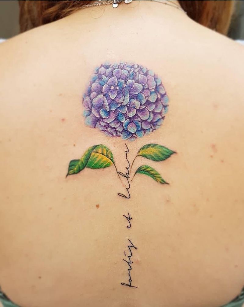 30 Elegant Hydrangea Tattoos for Women You Will Love