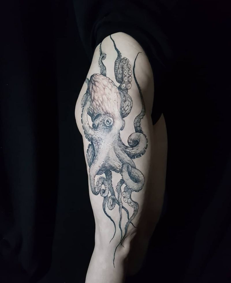 30 Creative Kraken Tattoos to Inspire You