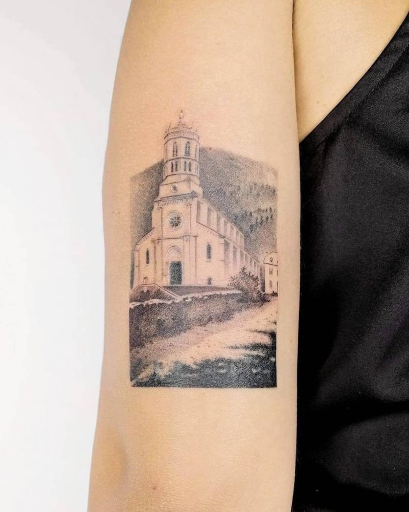 30 Beautiful Landscape Tattoos You Will Love