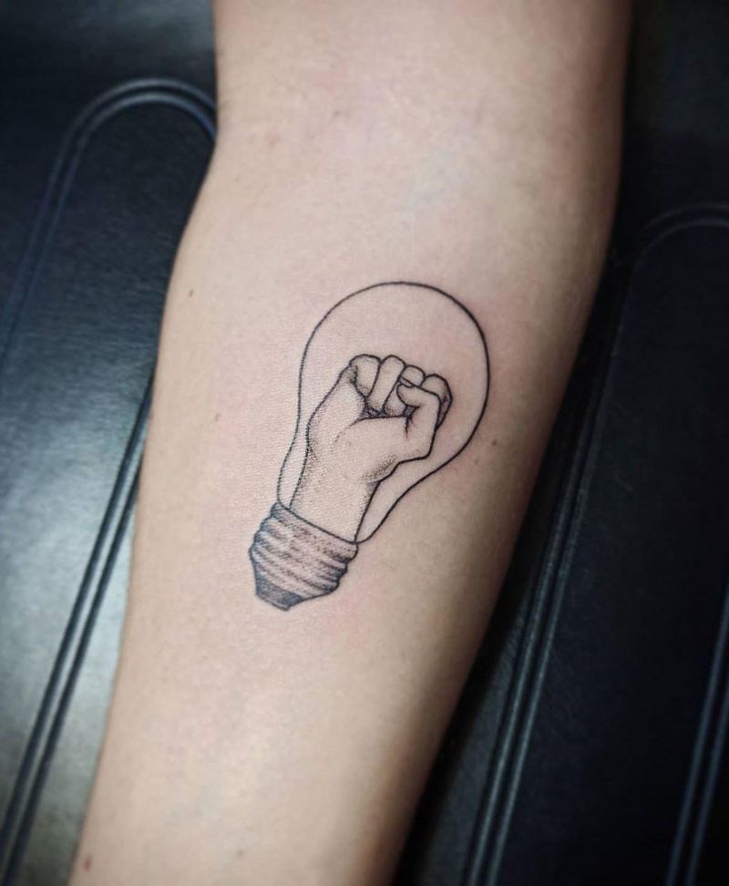 Featured image of post Light Bulb Tattoo Meaning Light bulb tattoo designs are quite popular and their meanings are often associated with the idea of enlightenment brightness and creative thinking